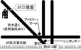 ≪アミフランス≫埼玉川口教室の地図