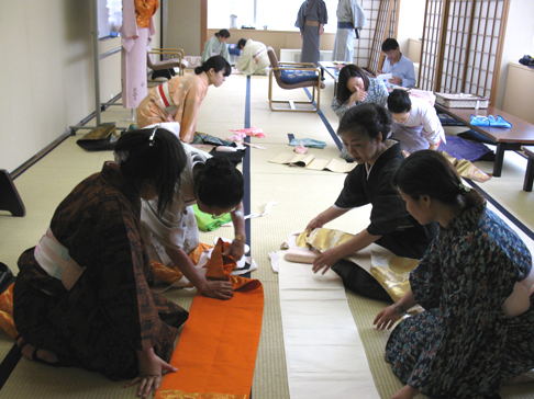 2010春季着物教室授業風景1