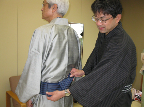 男子着物教室授業風景２