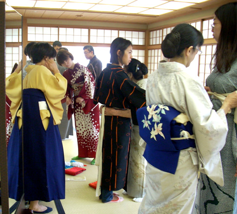 2012秋季着物教室授業風景1