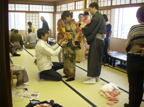 2014春季着物教室授業風景1