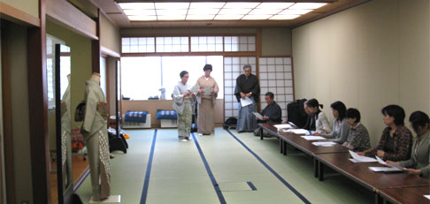 秋季着物教室授業風景